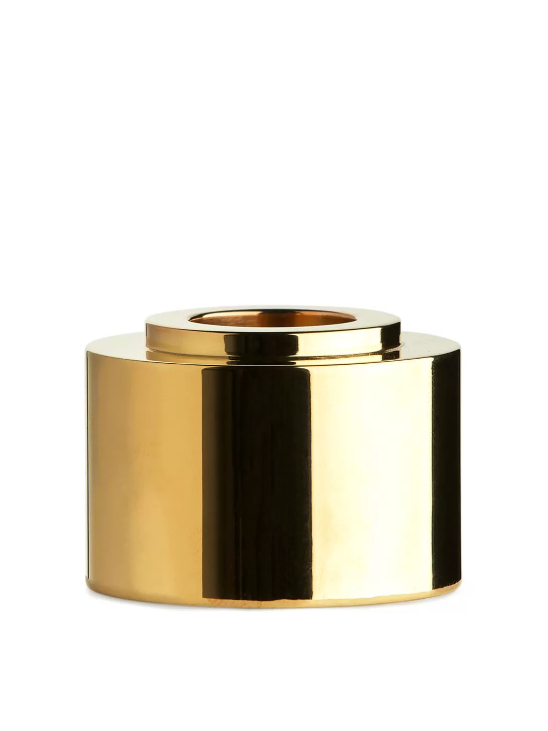 Candeliere in ottone lucido ARKET - Design scandinavo minimalista per un'atmosfera elegante