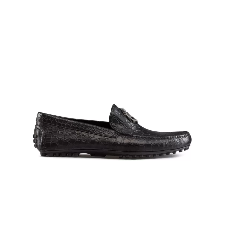 Scarpe da Guida in Pelle di Coccodrillo - Lusso Italiano | Offerta Esclusiva Stefano Ricci