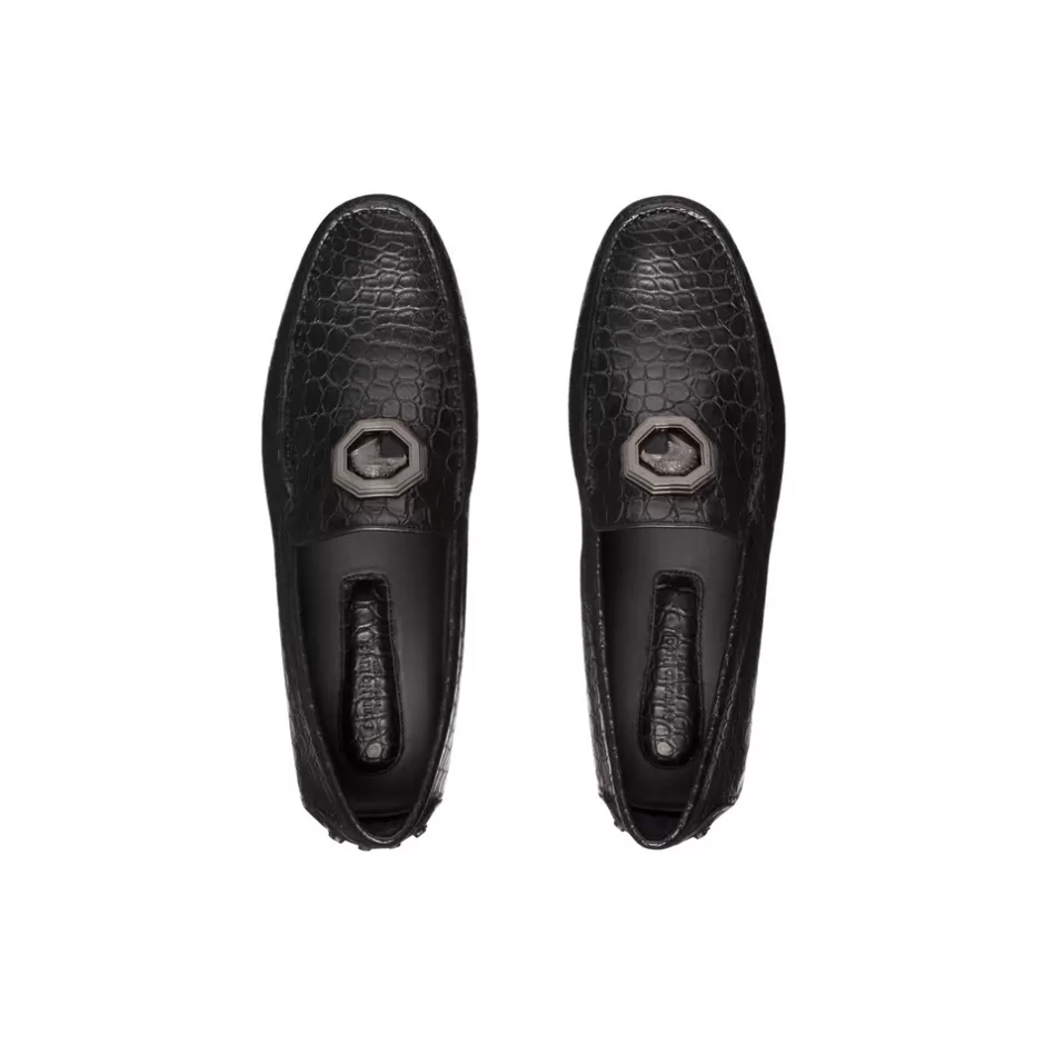 Scarpe da Guida in Pelle di Coccodrillo - Lusso Italiano | Offerta Esclusiva Stefano Ricci