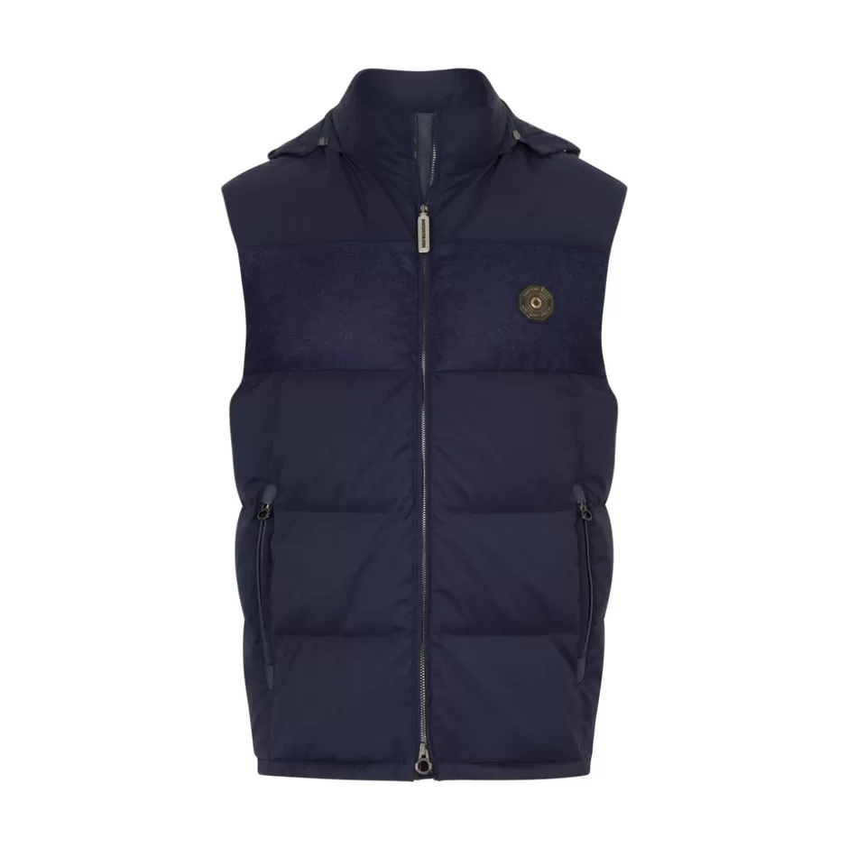Stefano Ricci - Gilet Imbottito in Lana per Inverno 2024, Design Elegante e Confortevole