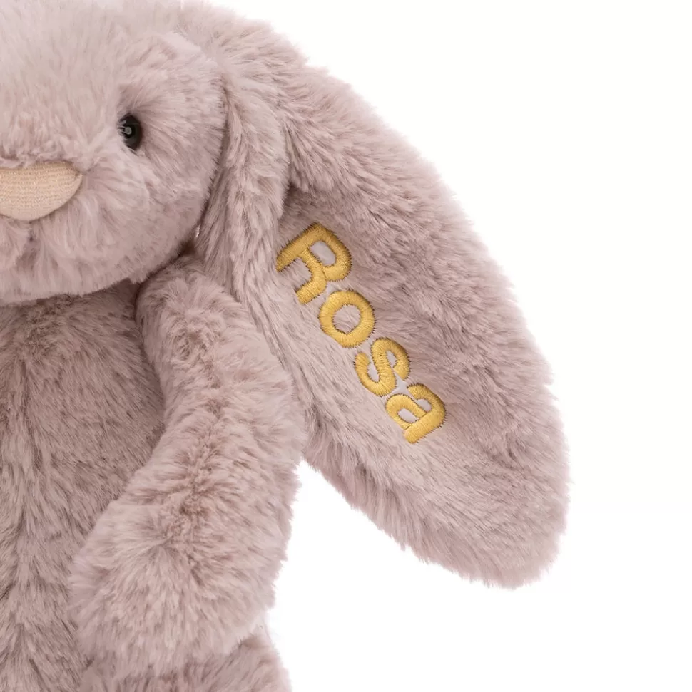 Peluche Coniglio Rosa Timido Personalizzato - Edizione Lusso Jellycat, Taglia Media
