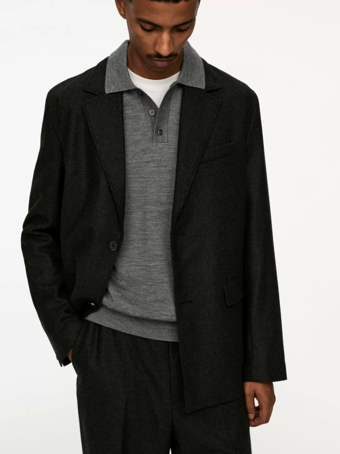Maglione ARKET in Piqué Lana Merino - Tessuto Trapuntato per Comfort Ottimale