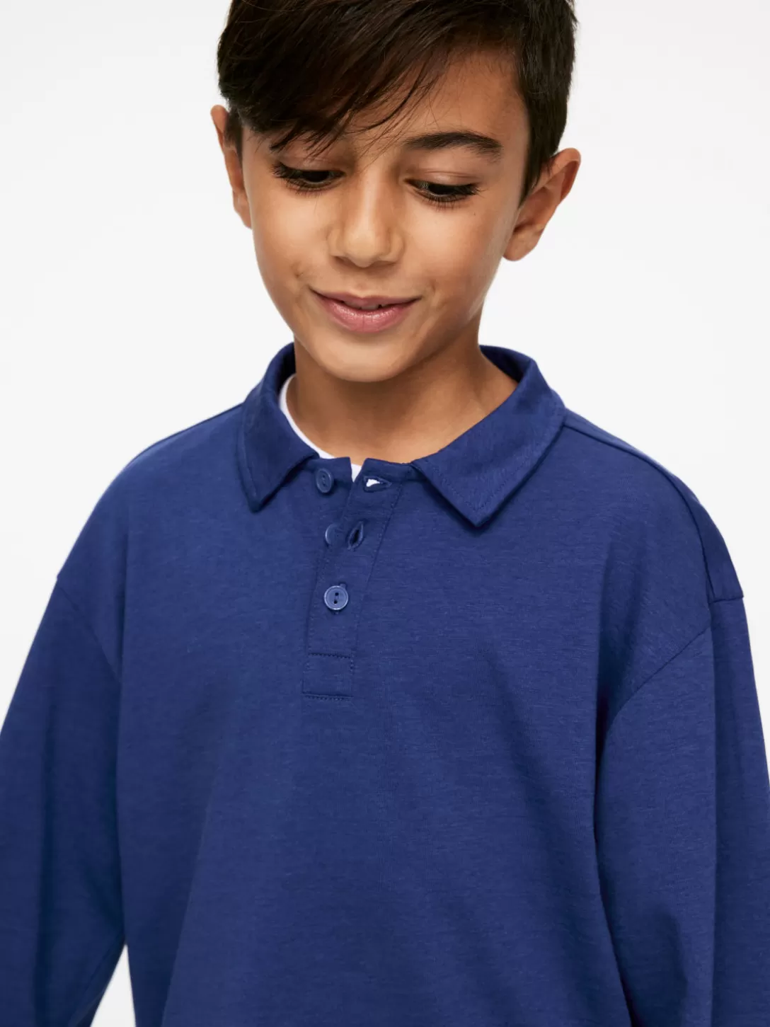 ARKET Maglione Bambino in Piqué con Maniche Lunghe - T-Shirt Comodo e Stilizzato per Attività Giornaliere