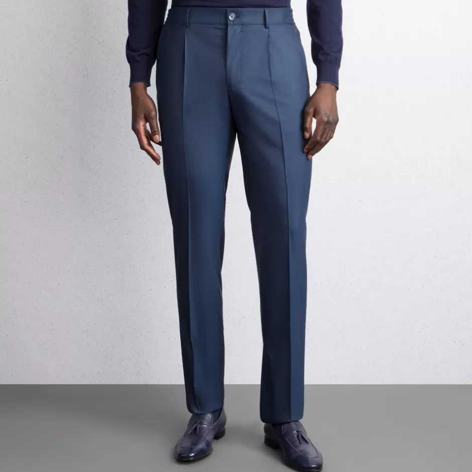 Pantaloni Eleganti in Pregiata Lana Vergine - Stile Informale con Raffinatezza senza Tempo di Stefano Ricci | Ideali per Tutto il Giorno - Conforto e Classe per Uomini Moderni