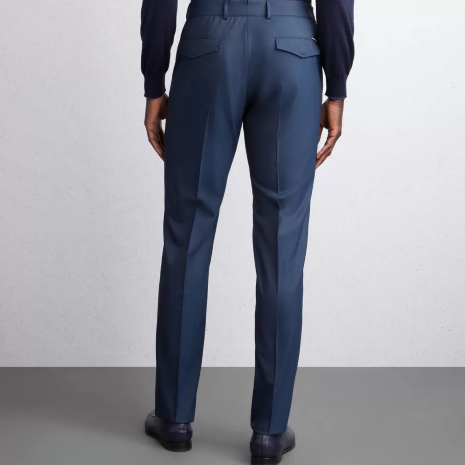 Pantaloni Eleganti in Pregiata Lana Vergine - Stile Informale con Raffinatezza senza Tempo di Stefano Ricci | Ideali per Tutto il Giorno - Conforto e Classe per Uomini Moderni
