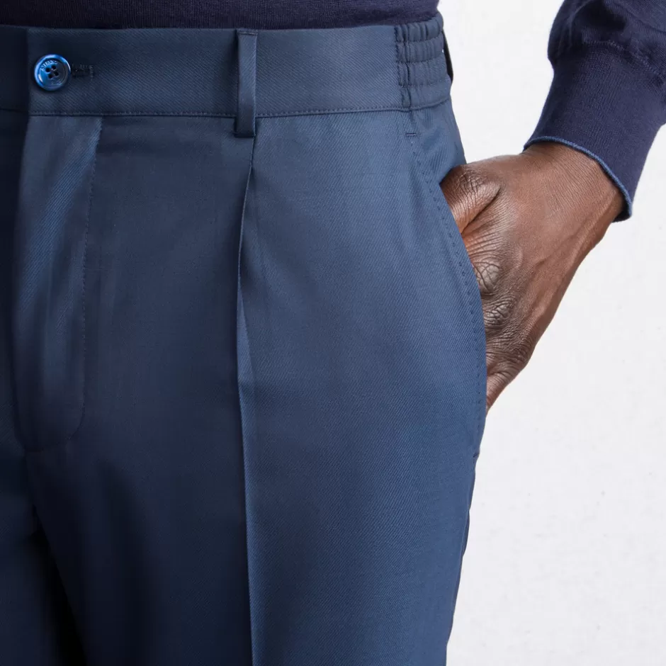 Pantaloni Eleganti in Pregiata Lana Vergine - Stile Informale con Raffinatezza senza Tempo di Stefano Ricci | Ideali per Tutto il Giorno - Conforto e Classe per Uomini Moderni