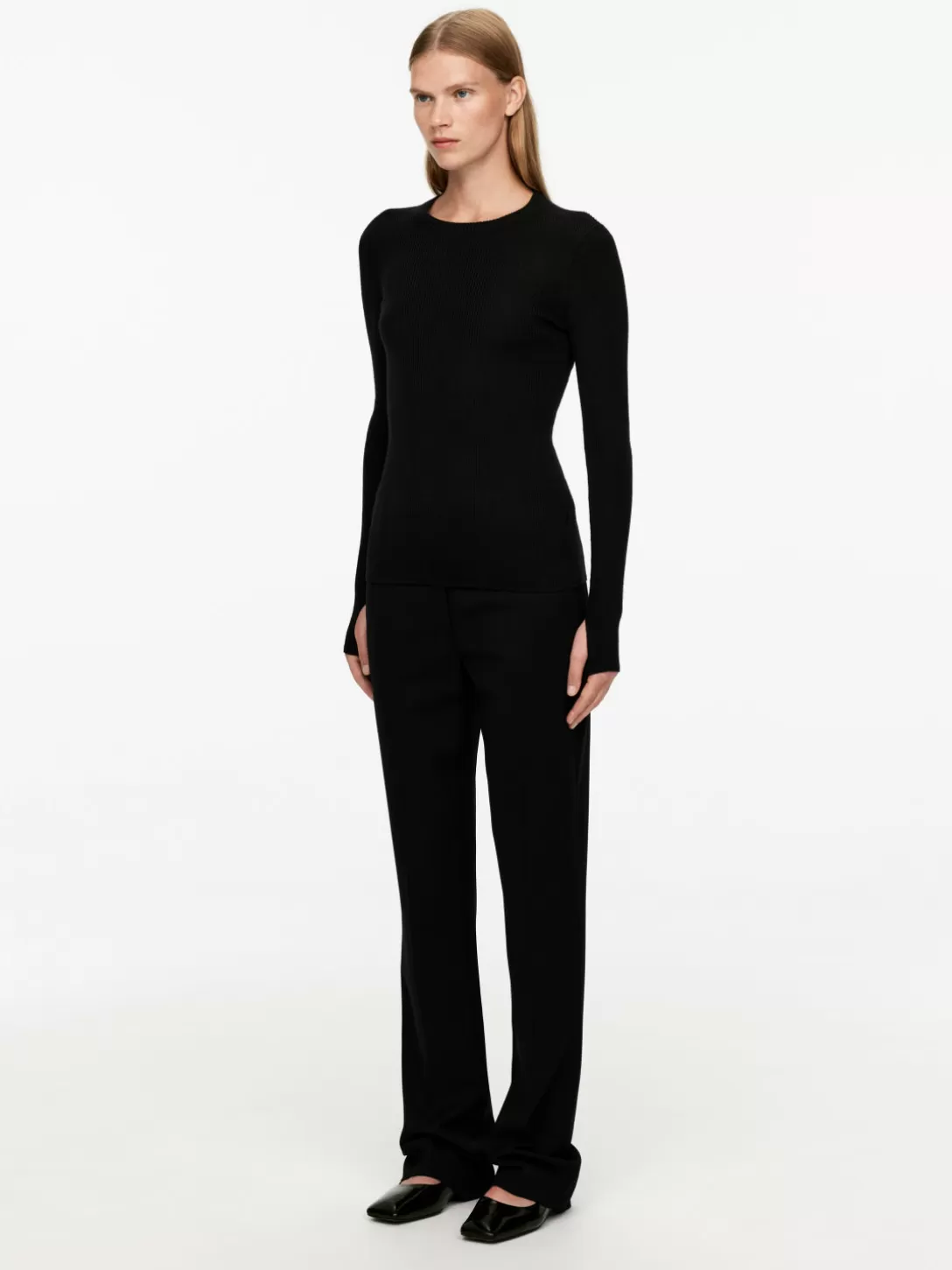 ARKET Maglioni in Pura Lana Merino - Pullover a Coste e Cardigan Tessuti a Mano