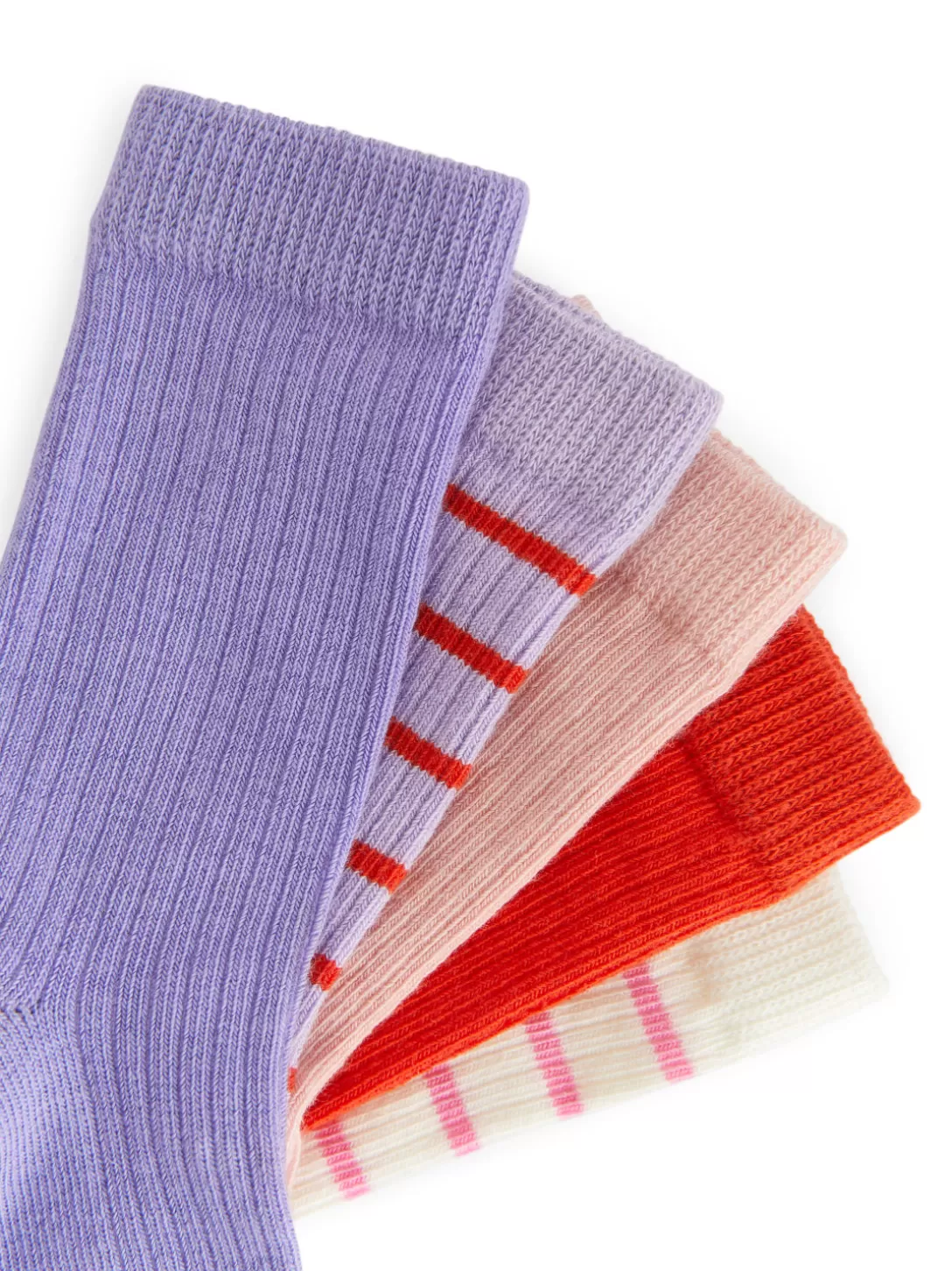 Calzettoni a coste per bambini, 5 paia - Nuovi arrivi in calze e collant by ARKET