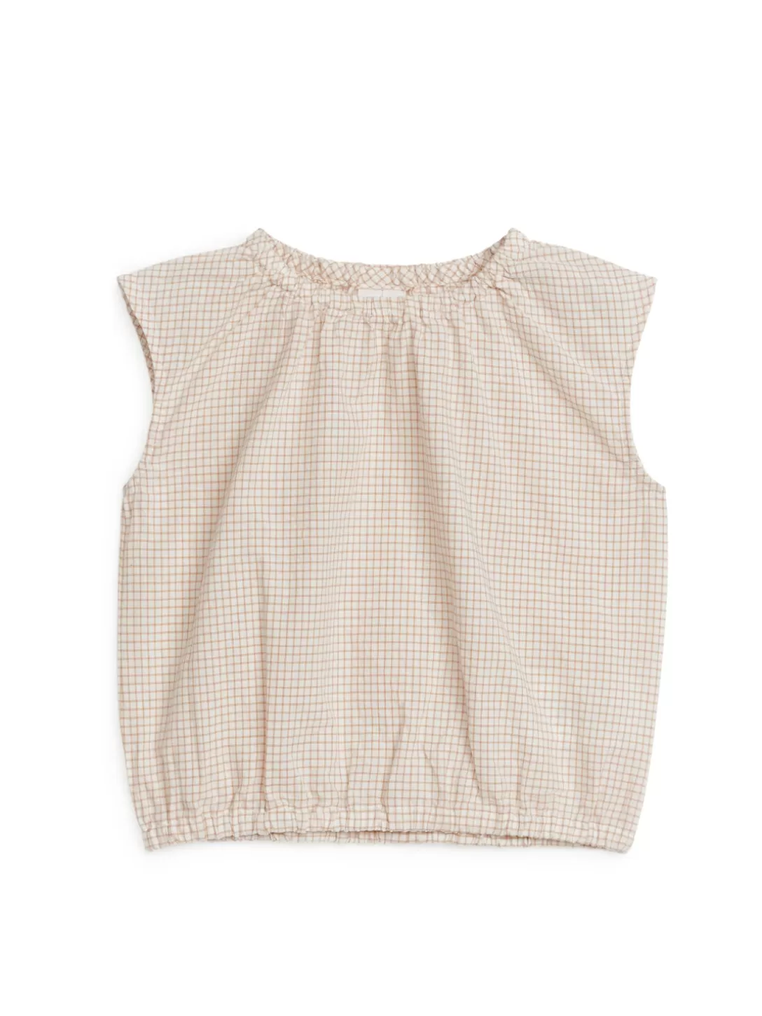 Canotta senza maniche ARKET con motivo onda - Abbigliamento confortevole per bambine, abbinamento maglie e felpe stilizzate