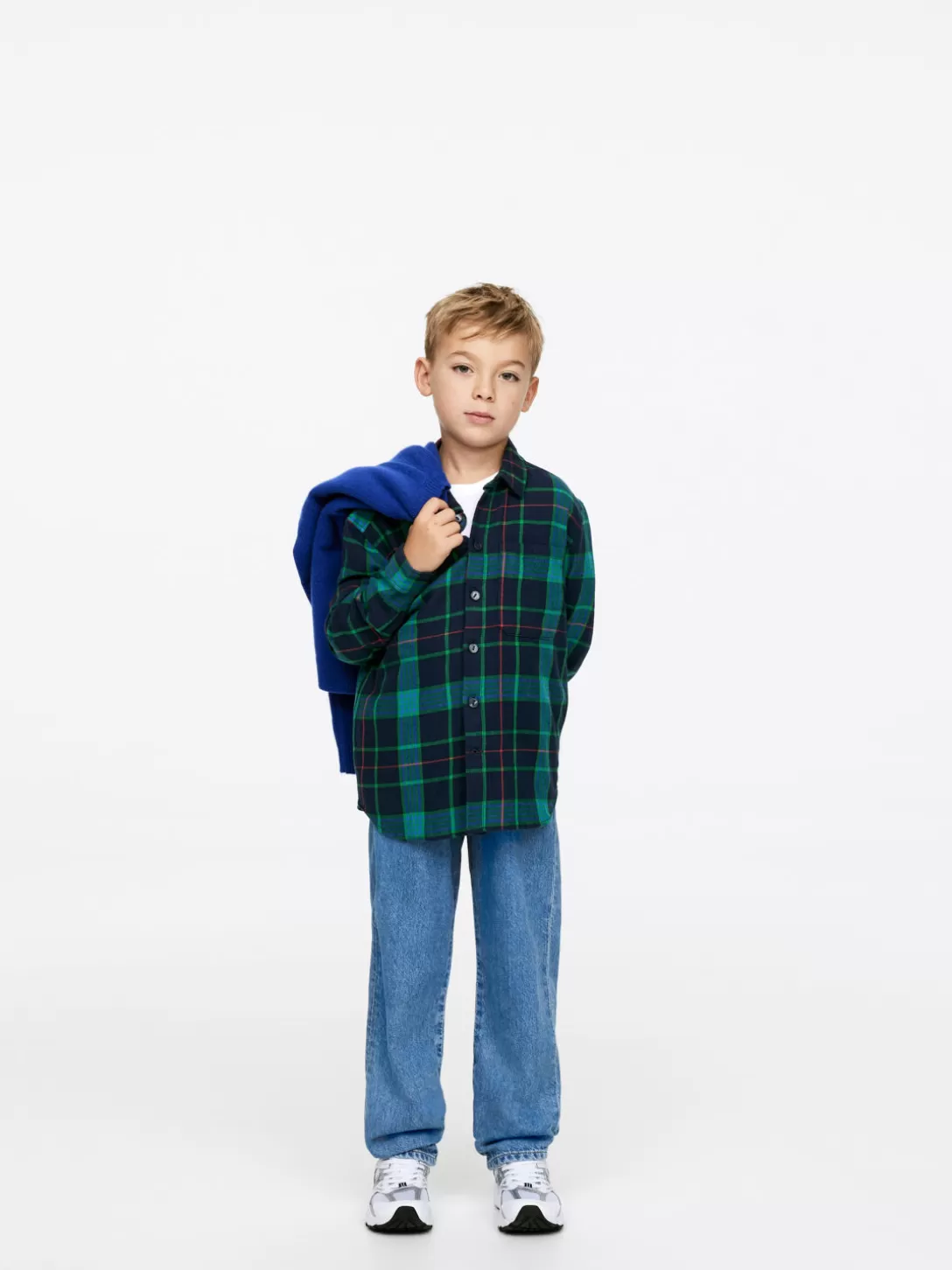 Camicia Bambini in Flanella Casual - Quadri Morbidi ARKET