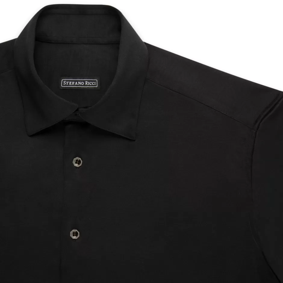 Camicia Elegante in Seta Jersey Collezione Alba - Abbigliamento di Lusso Stefano Ricci | Shop Online