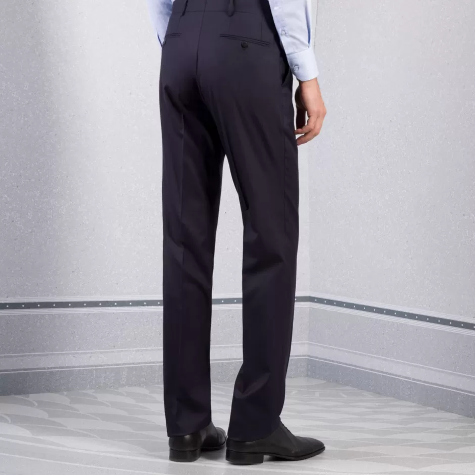 Pantaloni Slim Fit Eleganti in Tessuto Pregiato - Collezione Stefano Ricci
