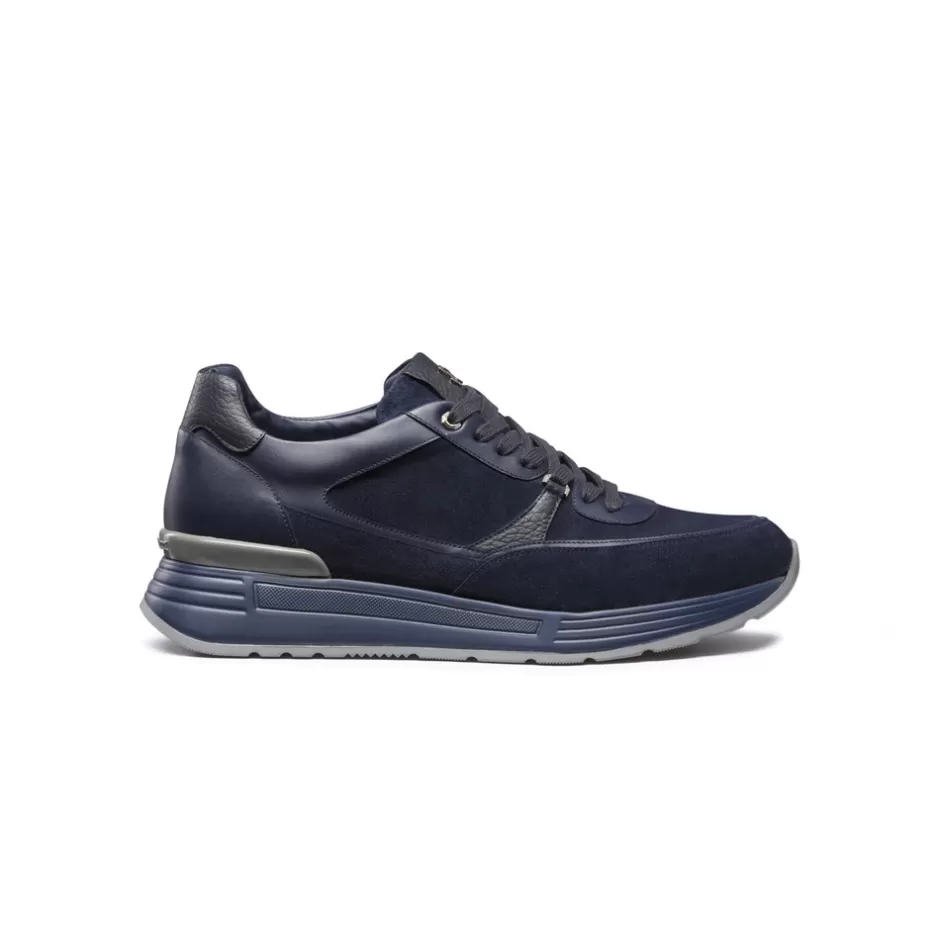 Scarpe Sportive Eleganti in Morbida Pelle Scamosciata e Vitello - Collezione Esclusiva Stefano Ricci