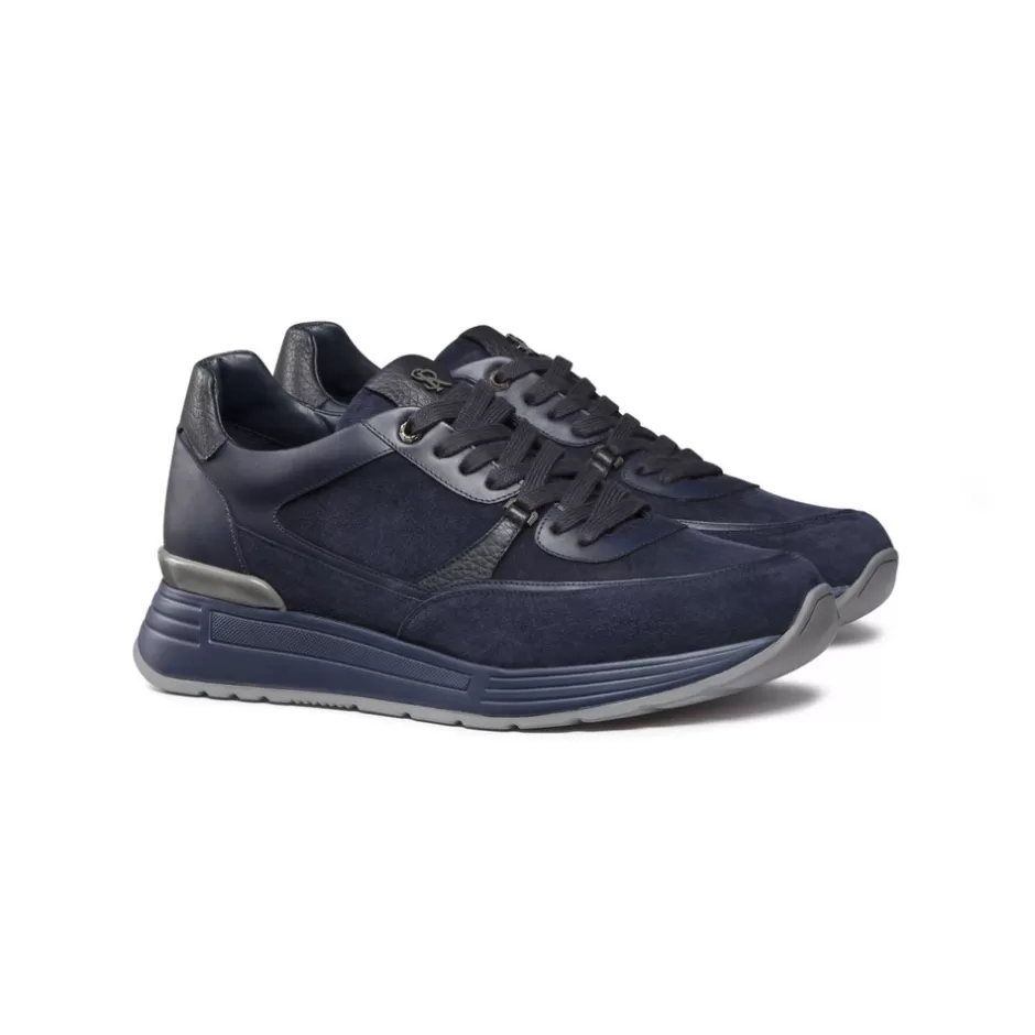Scarpe Sportive Eleganti in Morbida Pelle Scamosciata e Vitello - Collezione Esclusiva Stefano Ricci