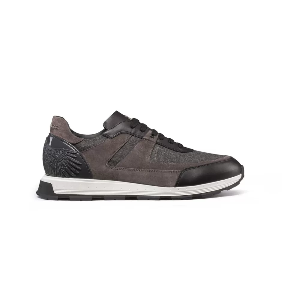 Scarpe Sportive Firmate Stefano Ricci Firenze - Pelle Scamosciata e Pregiata per Stile Senza Tempo