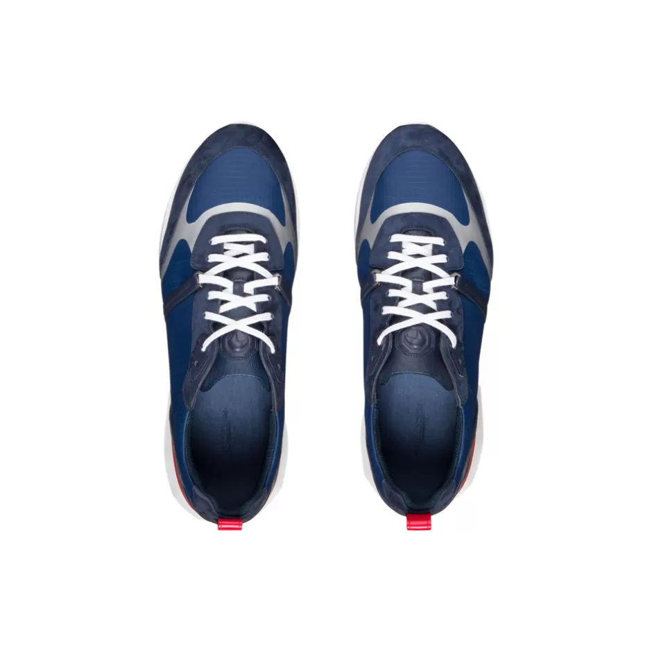 Lussuose Sneaker in Pelle Scamosciata con Dettagli Serpente - Collezione Esclusiva Stefano Ricci