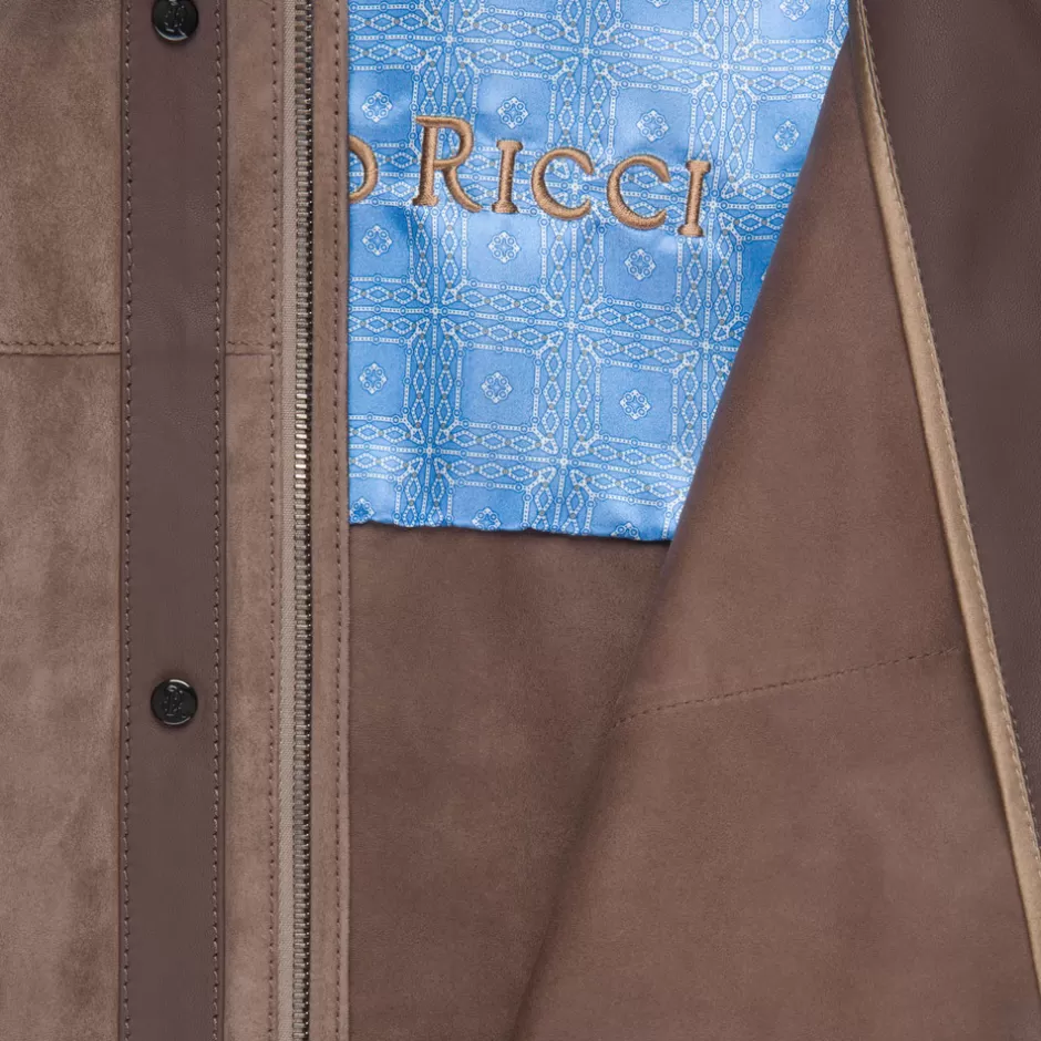 Giacca in Pelle Scamosciata Stefano Ricci - Promo Esclusiva a Tempo Limitato