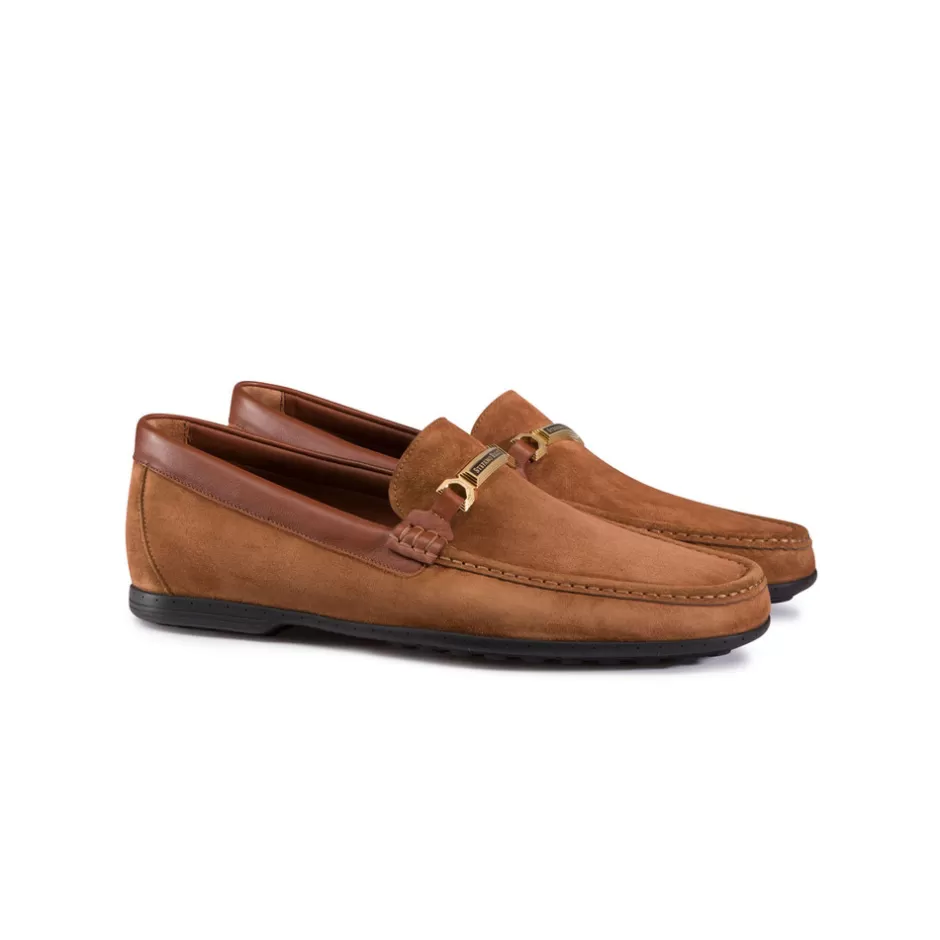 Lussuosi Mocassini in Pelle Scamosciata - Nuova Linea Stefano Ricci - Calzature Raffinate per Stile Impeccabile
