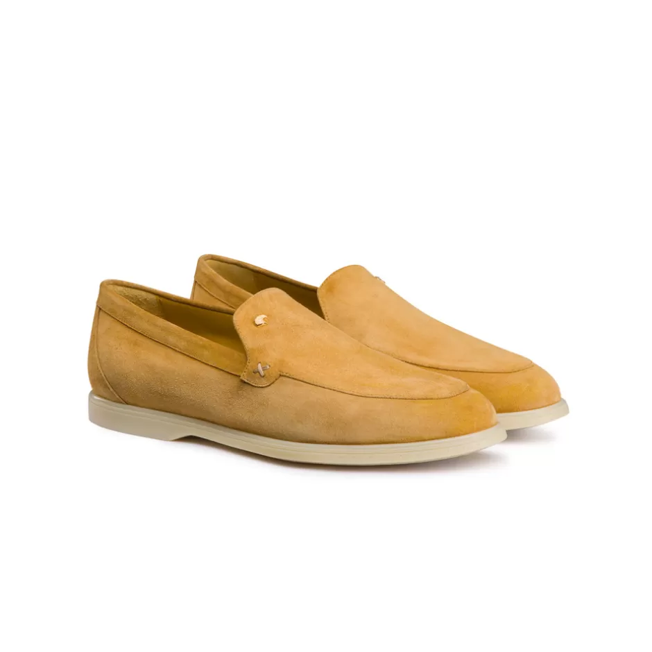Scarpe slip-on in pelle scamosciata - Collezione Stefano Ricci | Comode senza lacci con design elegante | Promozione esclusiva calzature di lusso