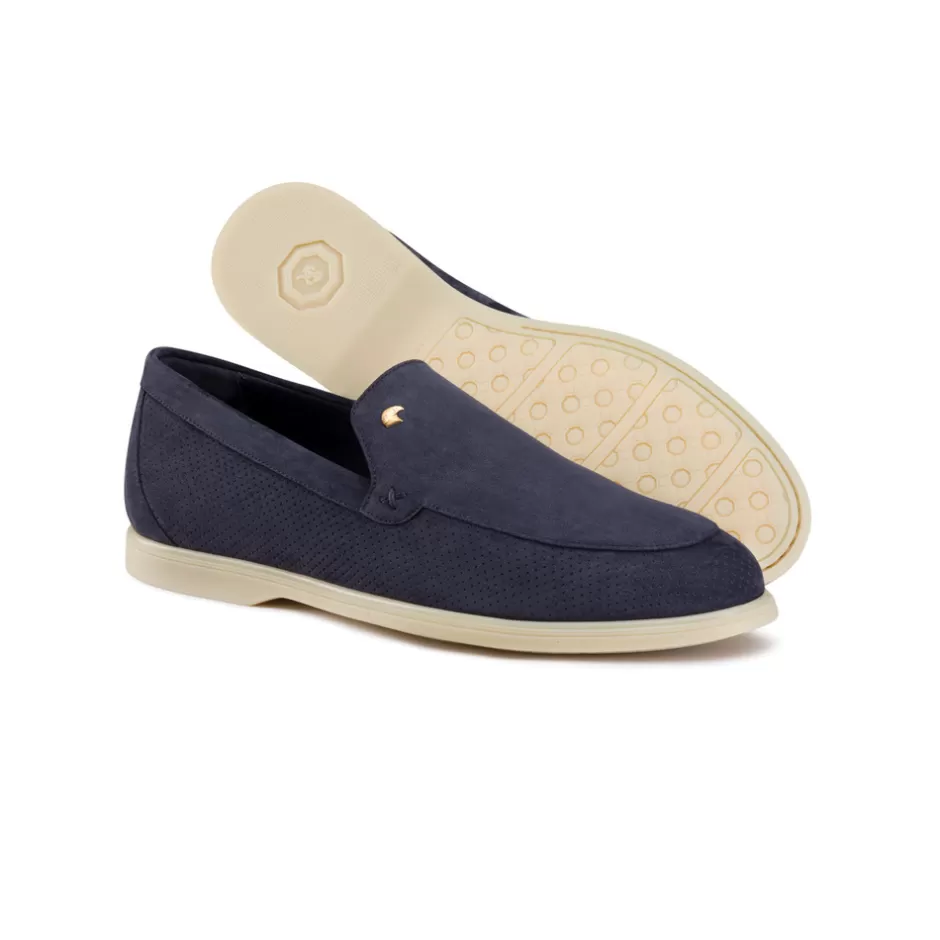 Stefano Ricci - Comode Scarpe Slip-On in Pelle Scamosciata | Collezione Esclusiva