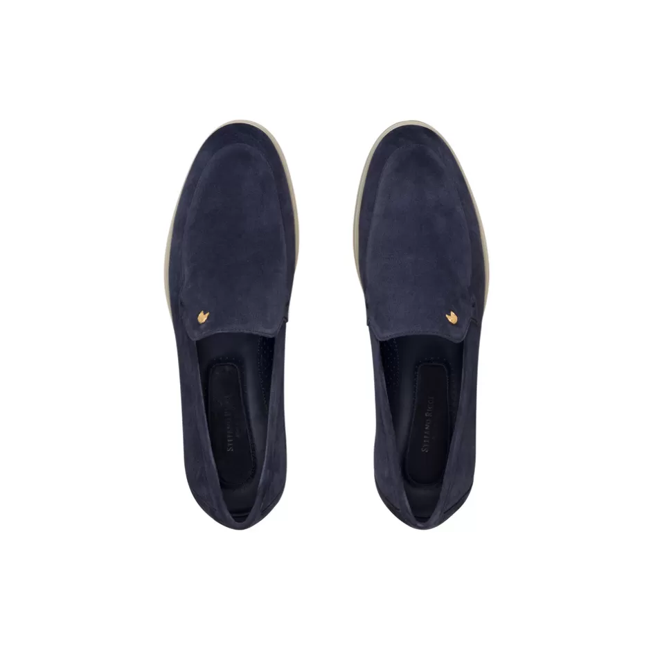 Stefano Ricci - Comode Scarpe Slip-On in Pelle Scamosciata | Collezione Esclusiva