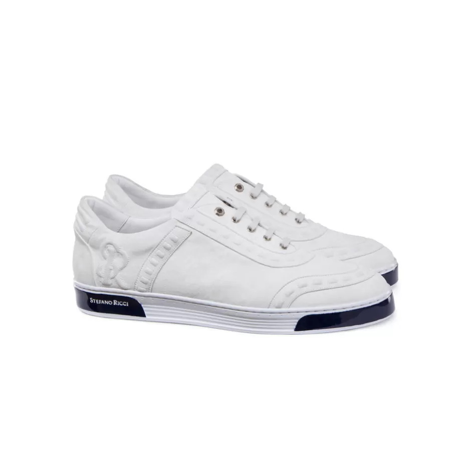 Scarpe Sportive Eleganti in Pelle Scamosciata - Lusso Firmato Stefano Ricci