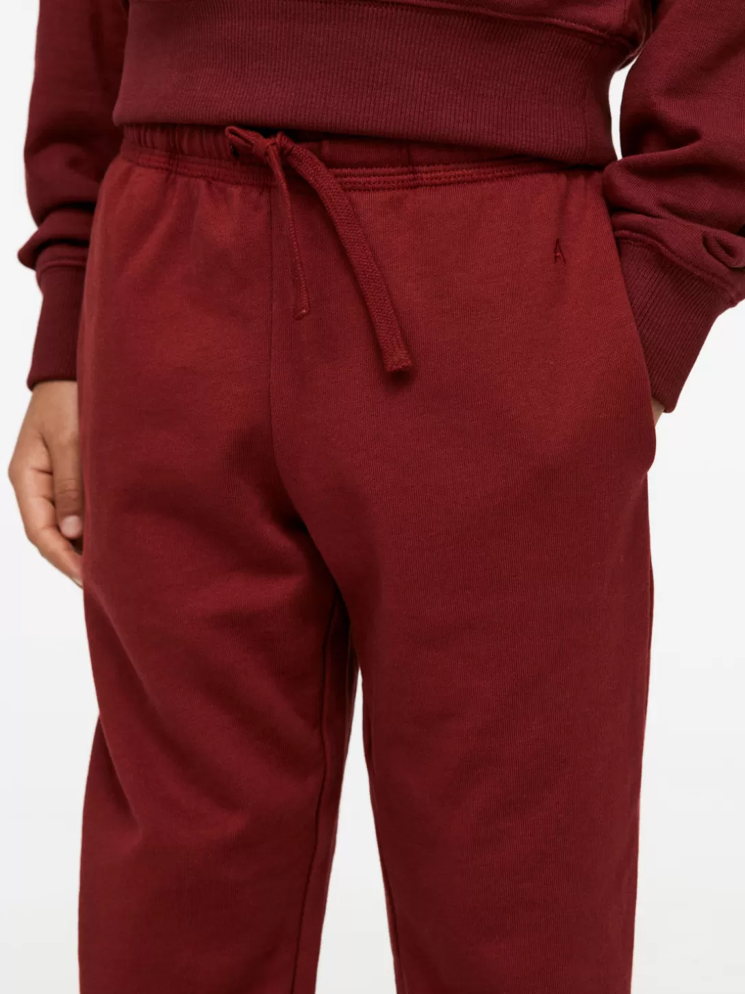 ARKET Pantaloni Sportivi in Pile - Leggings Casual con Tasca Laterale per Tempo Libero