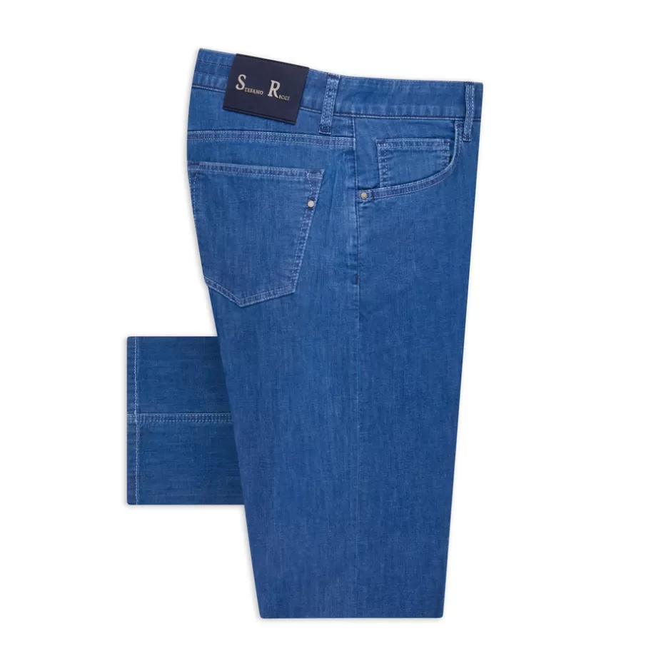 Jeanni Slim Affusolati - Design Esclusivo Stefano Ricci | Stile Impeccabile per Collezione Autunno 2024 - Made in Italy