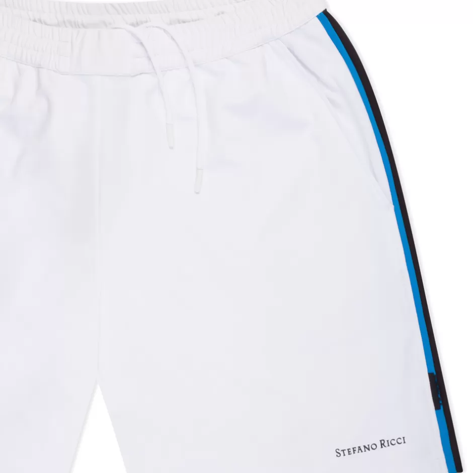 Stefano Ricci Pantaloncini Sportivi Eleganti in Cotone - Comfort Ottimale per il Tennis