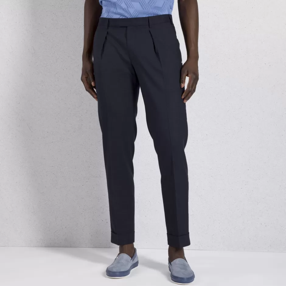 Pantaloni Eleganti Uomo in Lana Pregiata - Collezione Autunno/Inverno 2024 by Stefano Ricci