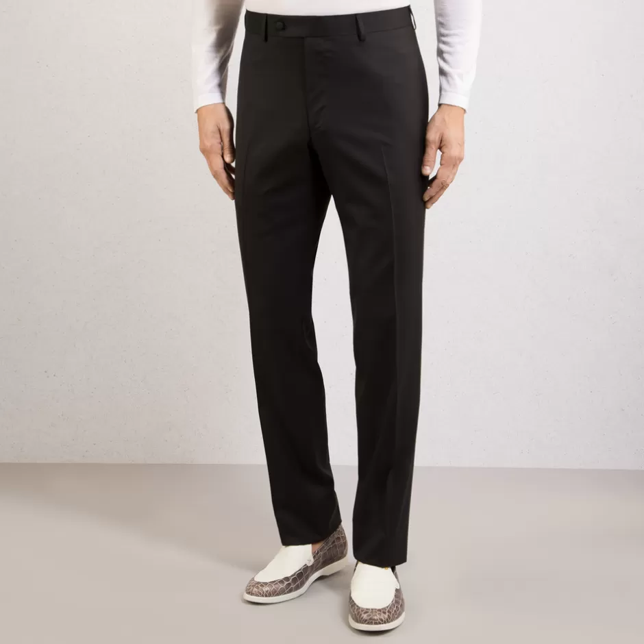 Pantaloni Eleganti in Lana Pregiata | Collezione Autunno/Inverno 2024 - Stefano Ricci Outlet Ufficiale