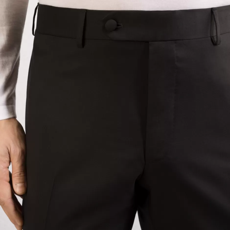 Pantaloni Eleganti in Lana Pregiata | Collezione Autunno/Inverno 2024 - Stefano Ricci Outlet Ufficiale