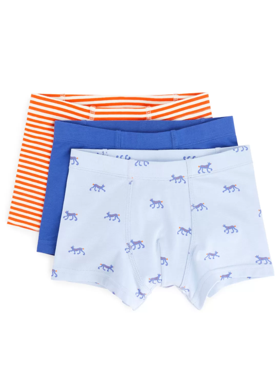 ARKET Boxer Uomo - Confezione da 3 Pezzi in Cotone Organico per Bambini, Intimo Comodo ed Essenziale
