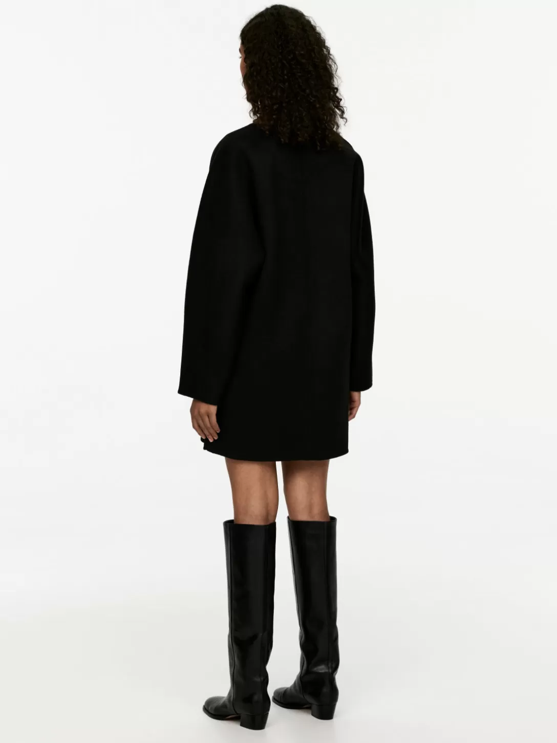 ARKET Tunica in Lana Mista - Abito Versatile con Linea Fluida