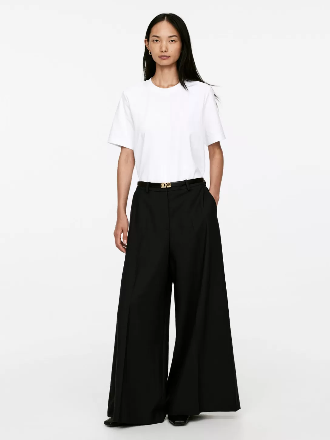 Pantaloni in Misto Lana Vida - Stile Casual Confortevole con Tocco Elegante