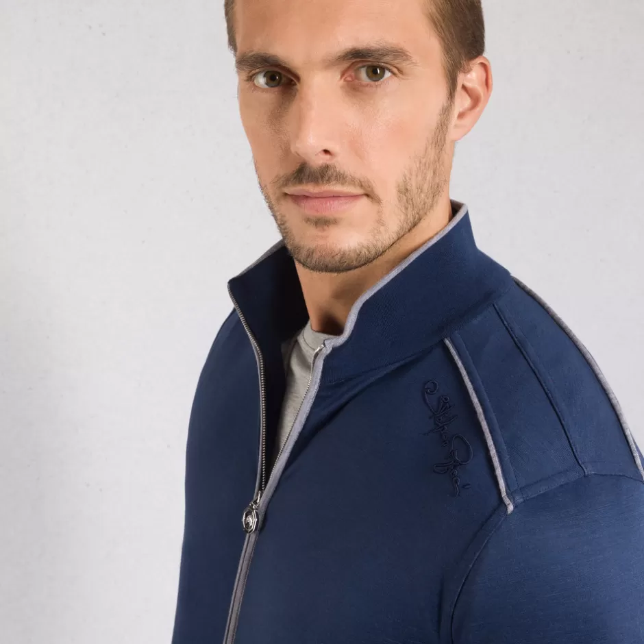 Giacca Sportiva in Lana Vergine Stefano Ricci · Modello Jogger Premium · Edizione Autunno 2023 · Comfort Elegante con Cerniere Rinforzate · Tessuto Naturale Antigraffio · Offerta Imperdibile Stagionale