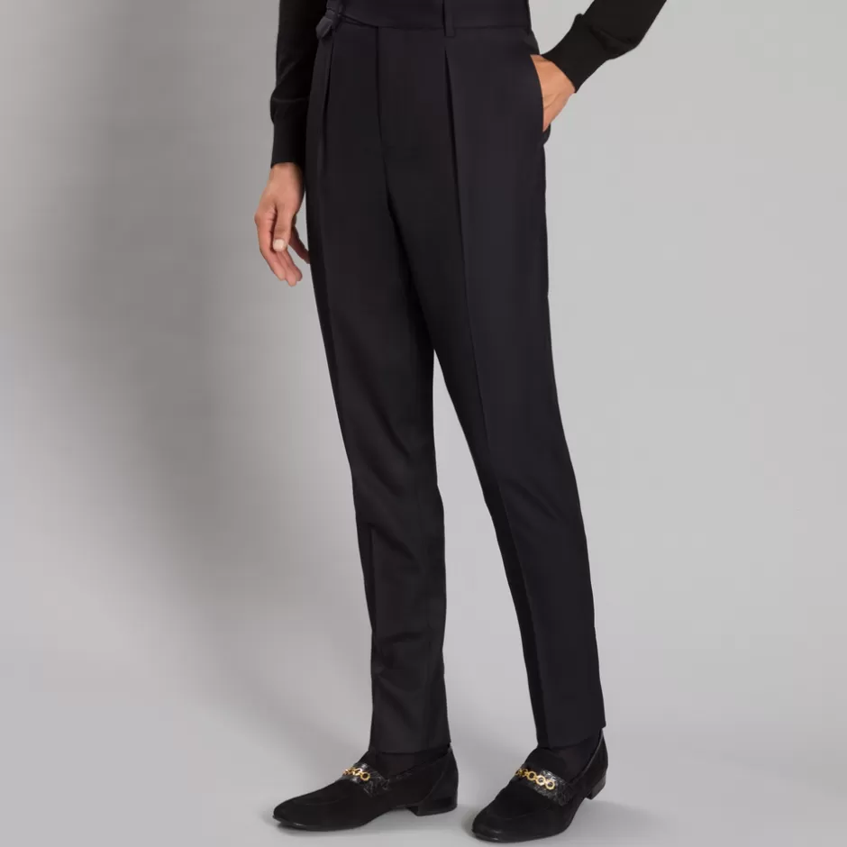 Pantaloni Eleganti in Lana Vergine - Edizione Limitata Stefano Ricci con Sconto Flash!