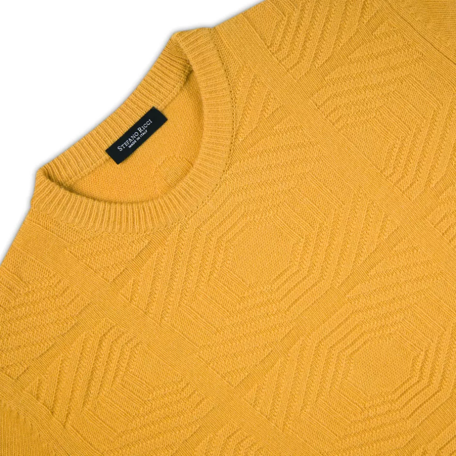 Maglione Stefano Ricci in Tessuto Misto Lana e Cashmere - Design Classico con un Tocco di Raffinatezza