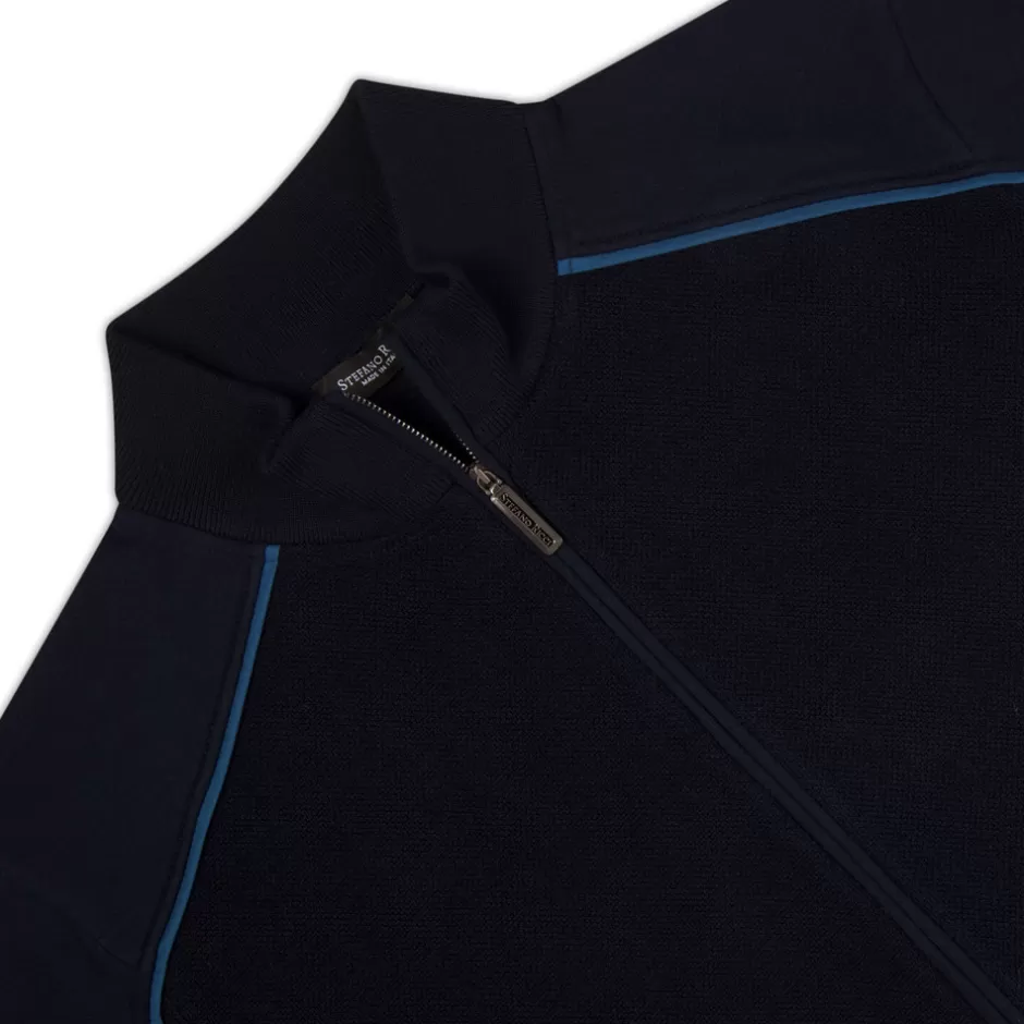 Felpa Sportiva Con Zip Premium - Modello Jogging Relax Stefano Ricci in Promo Autunno/Inverno