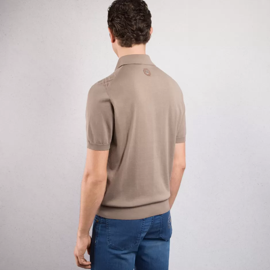 Maglia Polo Elegante Con Zip - Novità Uomo Di Stefano Ricci