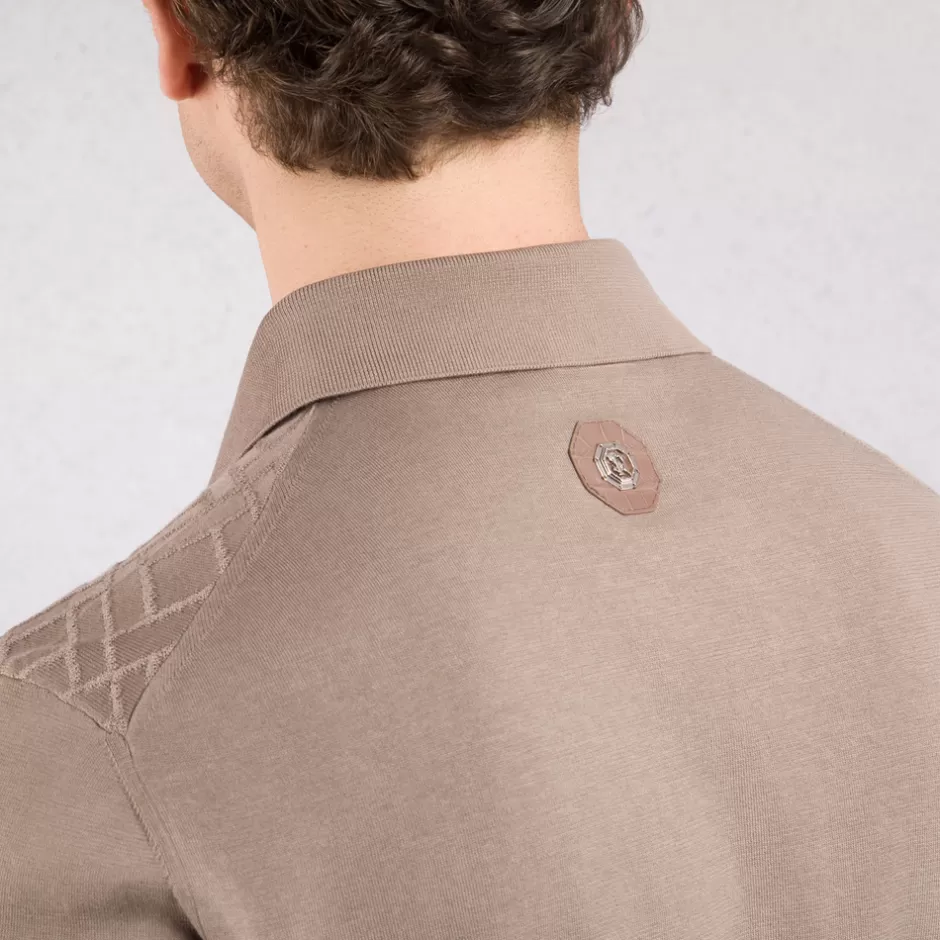 Maglia Polo Elegante Con Zip - Novità Uomo Di Stefano Ricci